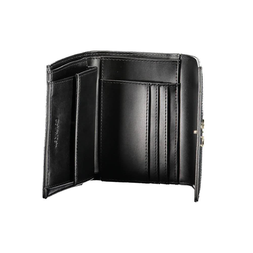 Calvin Klein Black Polyurethane Women Wallet - 3