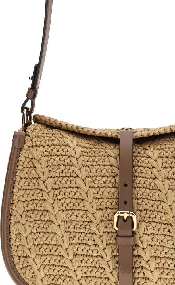 Etro Beige Raffia Shoulder Bag - 4