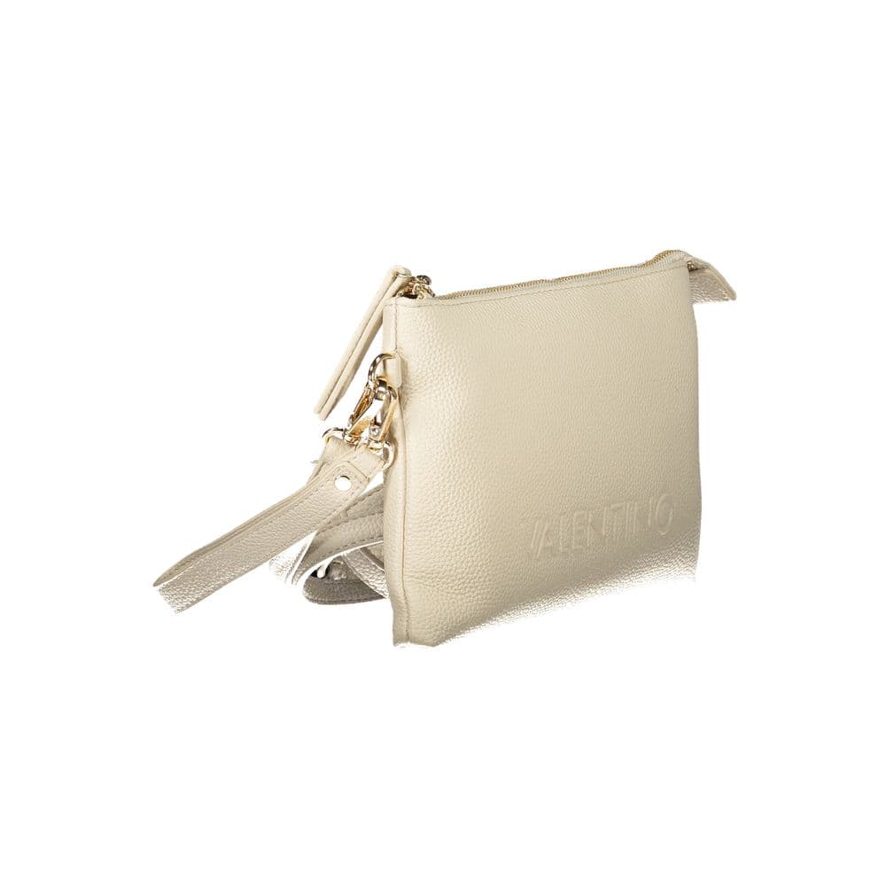 Mario Valentino Beige Polyurethane Women's Bag - 3