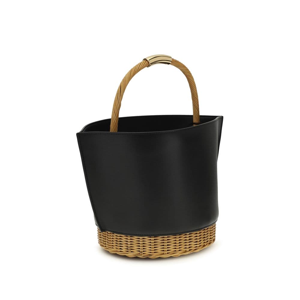 Sacai Black Calf Leather Bos Taurus Shoulder Bag - 3