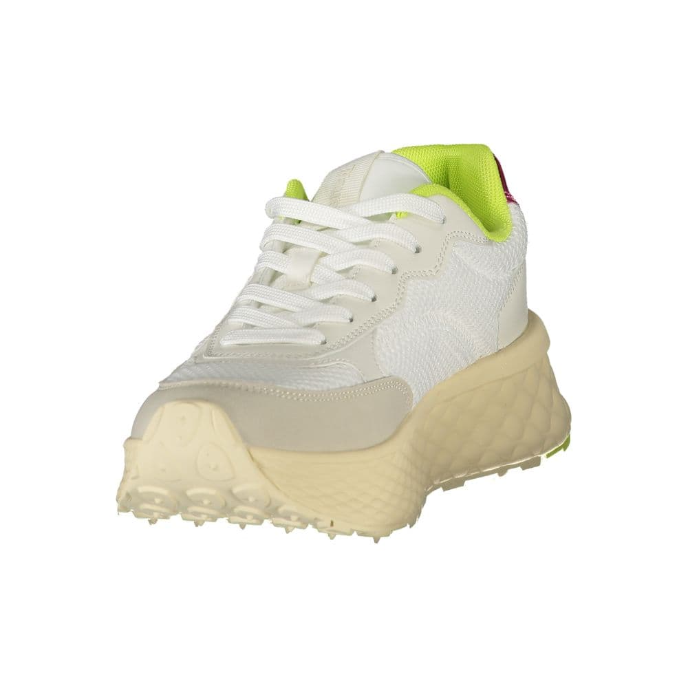 Blauer White Polyurethane Women Sneaker - 3