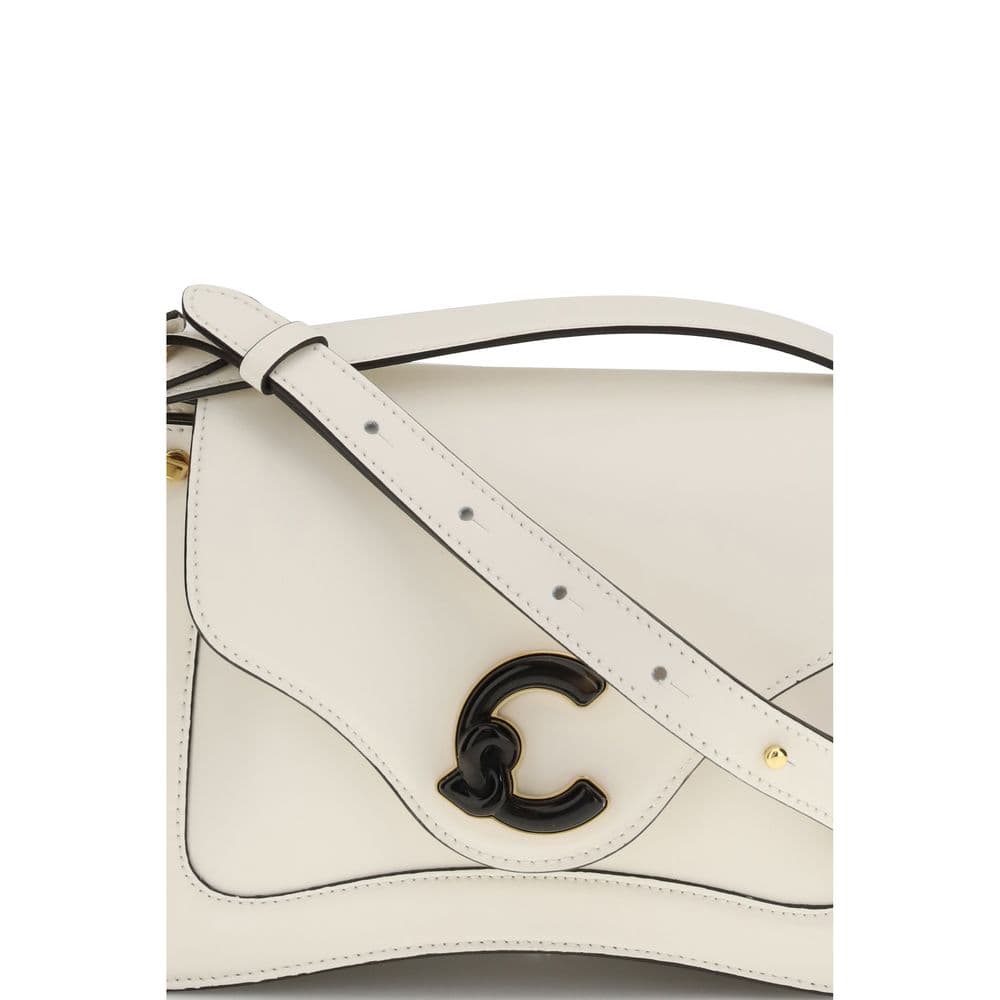 Coccinelle Beige Calf Leather Bos Taurus Shoulder Bag - 4