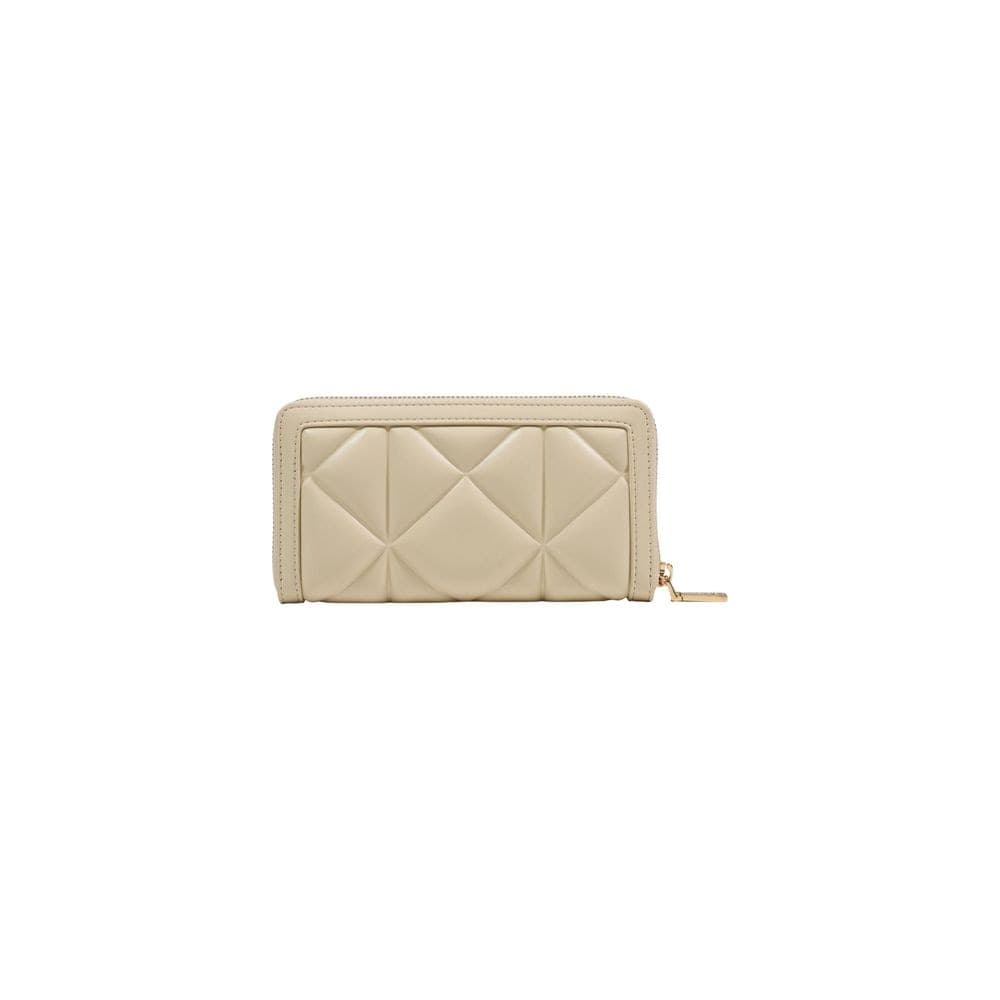 Love Moschino Cream Artificial Leather Wallet - 3
