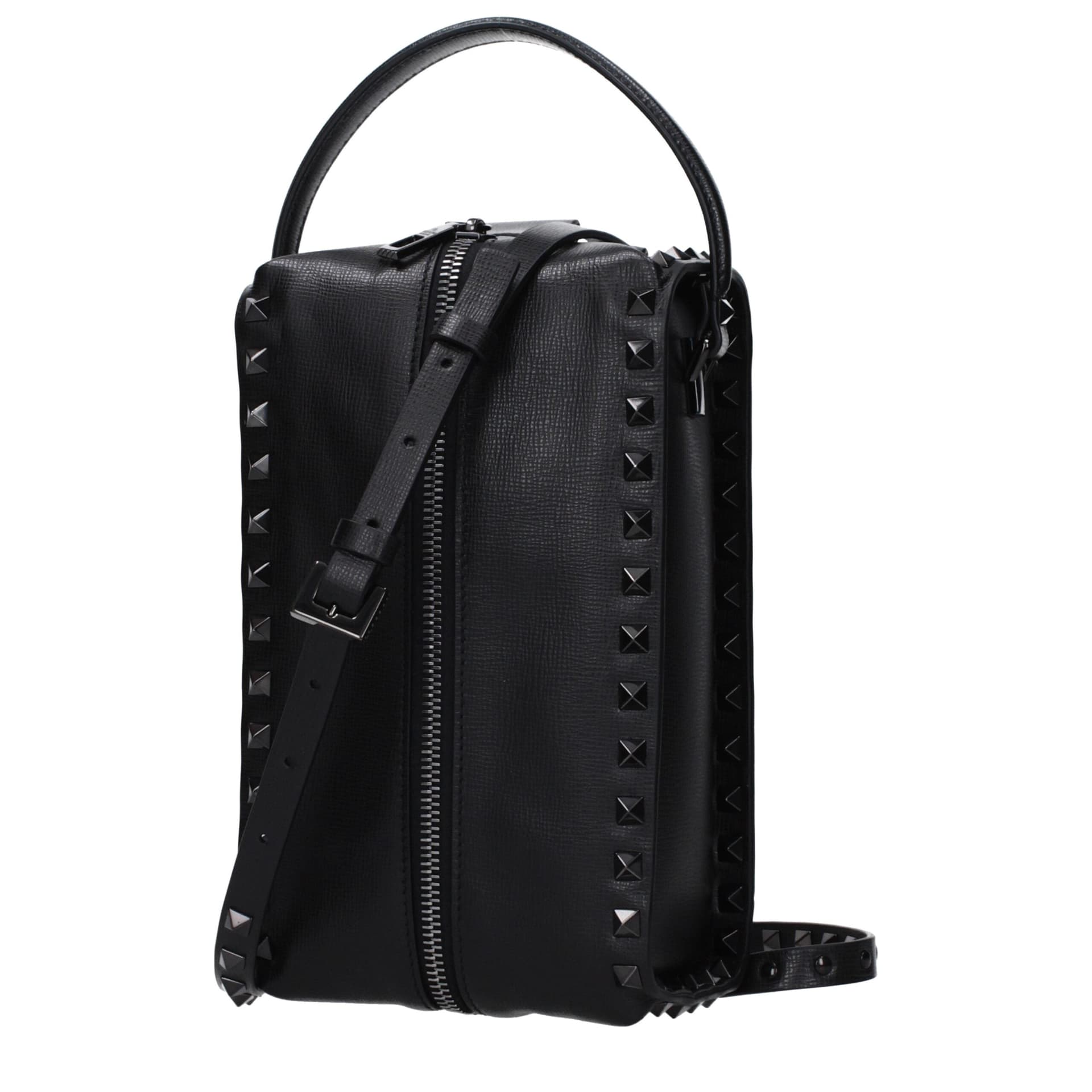 Valentino Garavani Black Leather Clutch Bag - 2