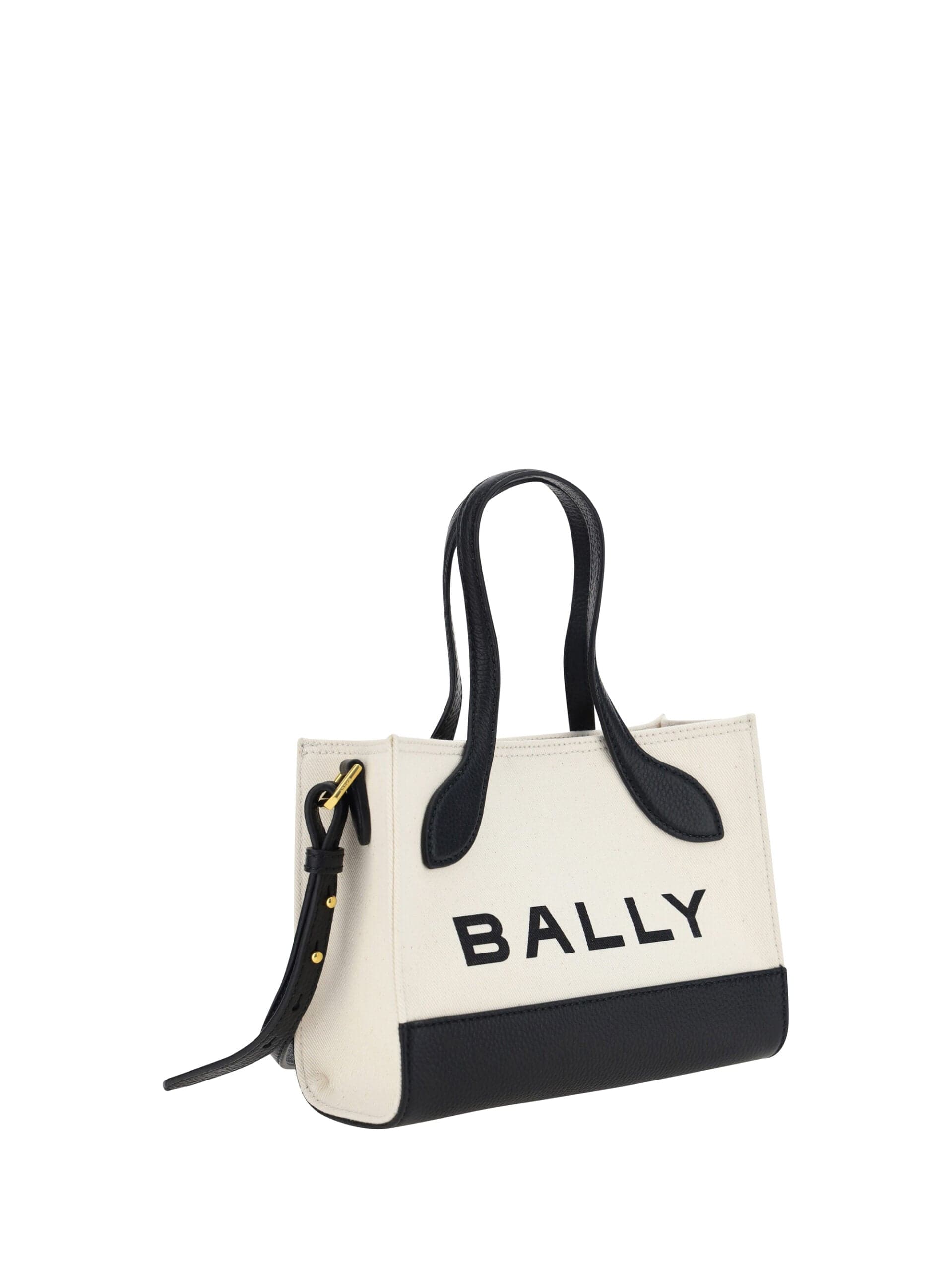 Bally White and Black Leather Mini Handbag - 2