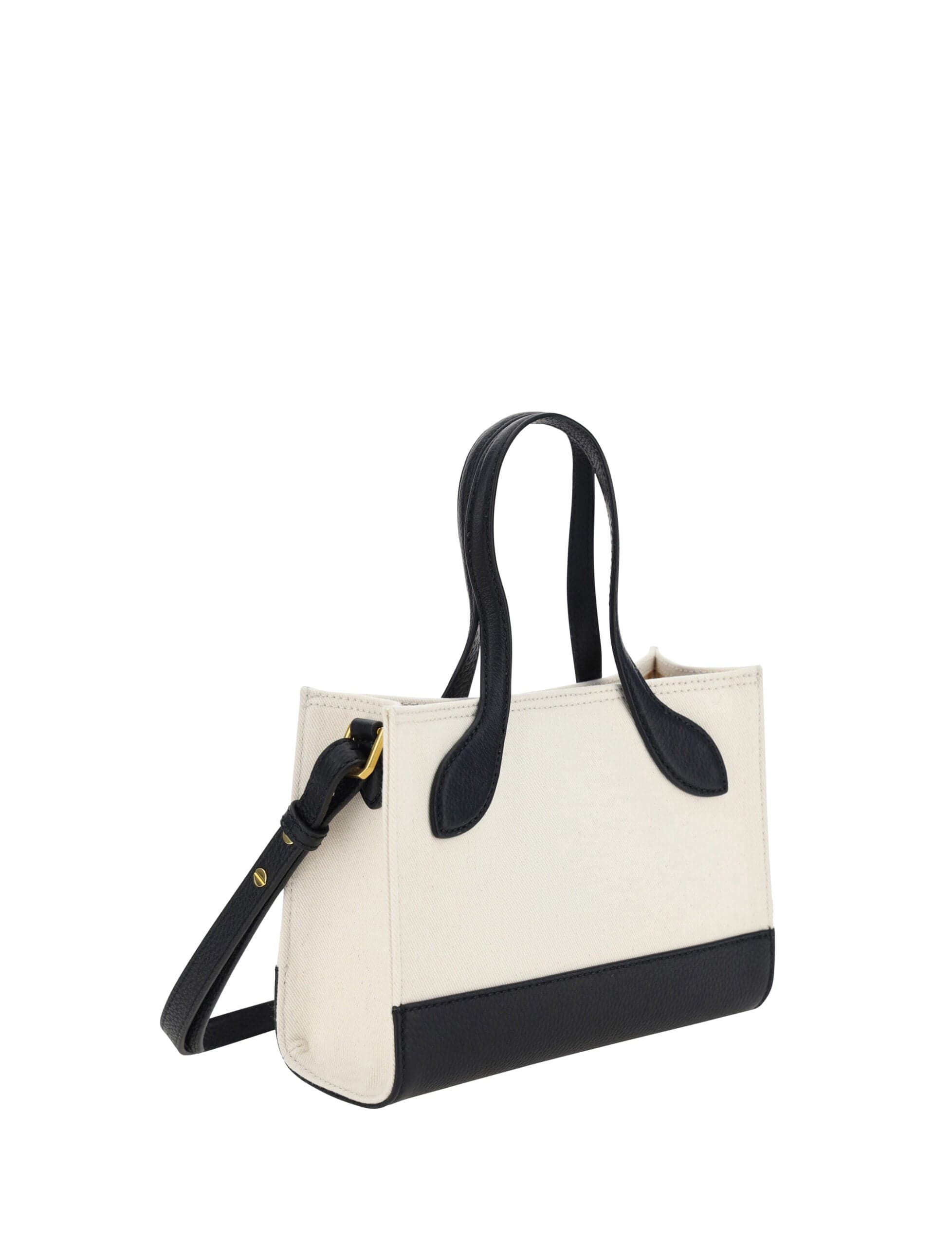 Bally White and Black Leather Mini Handbag - 3