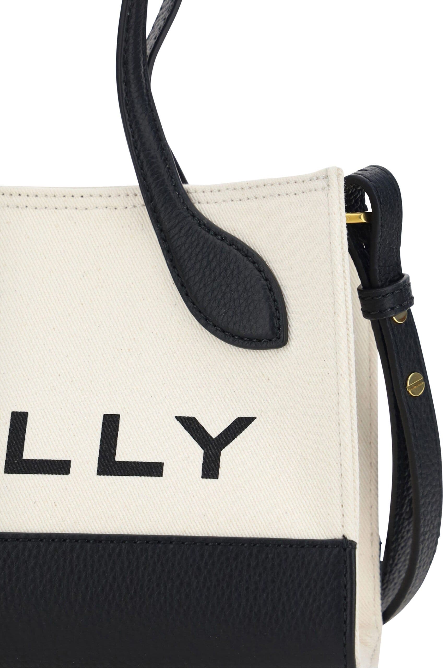 Bally White and Black Leather Mini Handbag - 4
