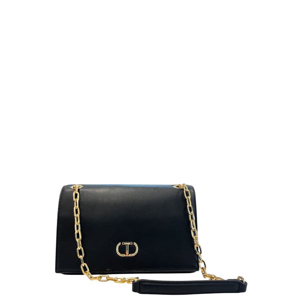 Twinset Black PU Women Crossbody Bag - 4
