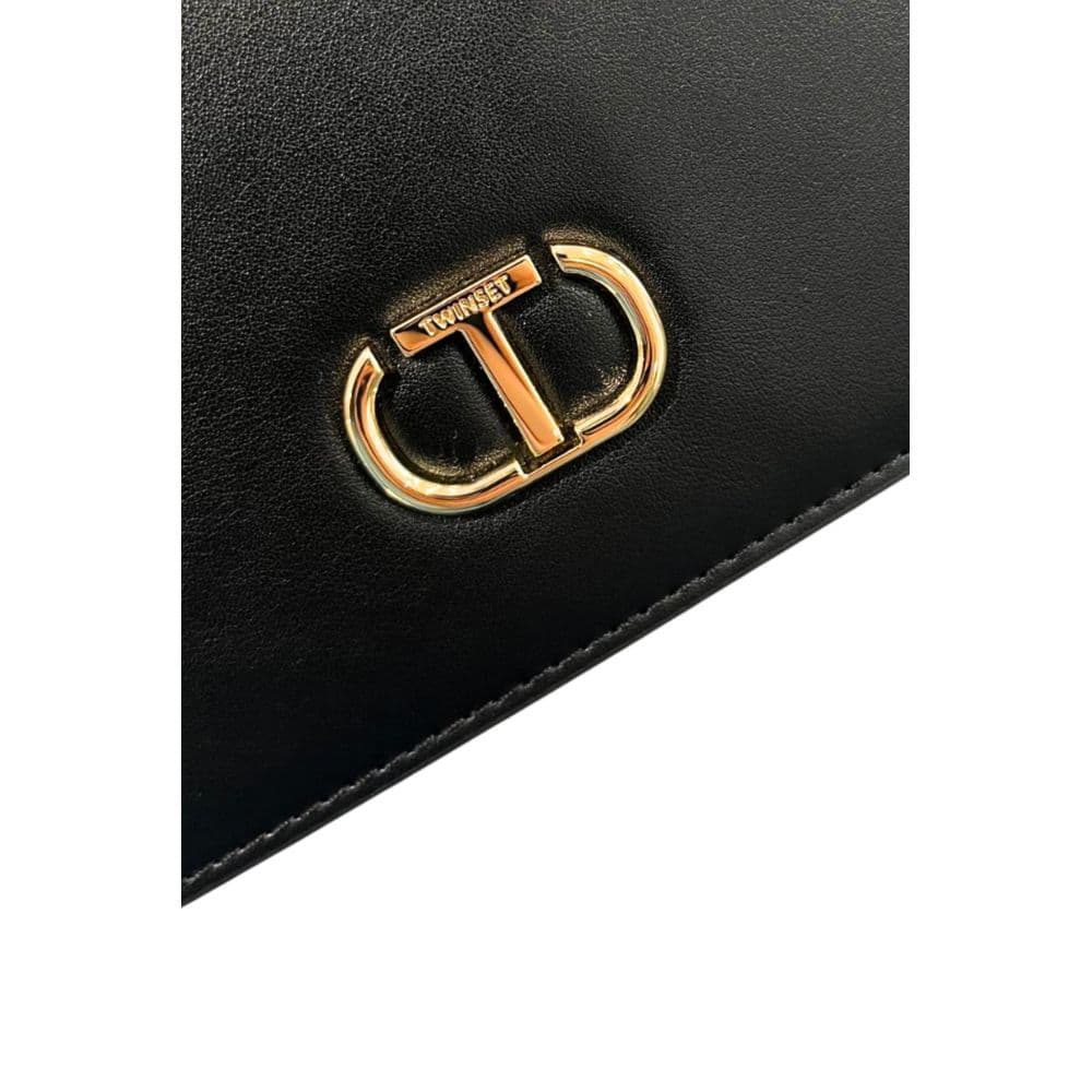 Twinset Black PU Women Crossbody Bag - 6