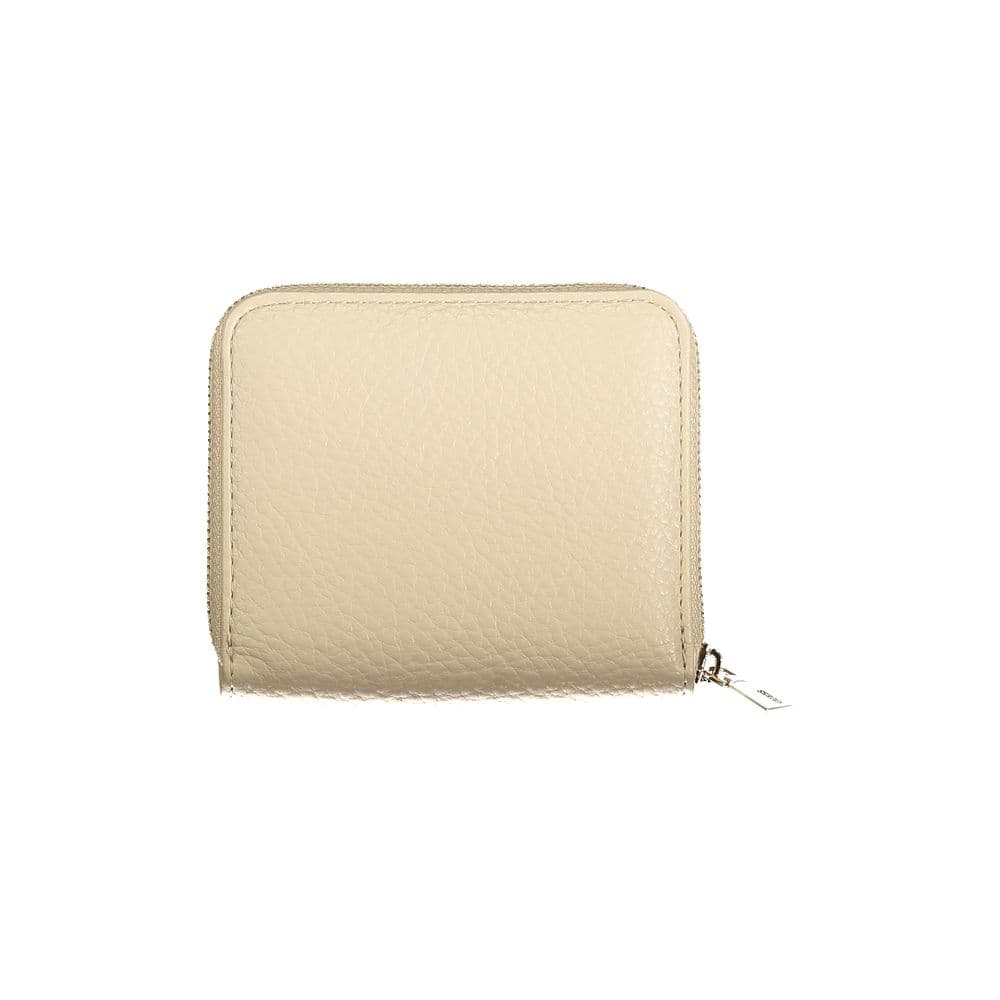 Guess Jeans Beige Polyurethane Women Wallet - 2