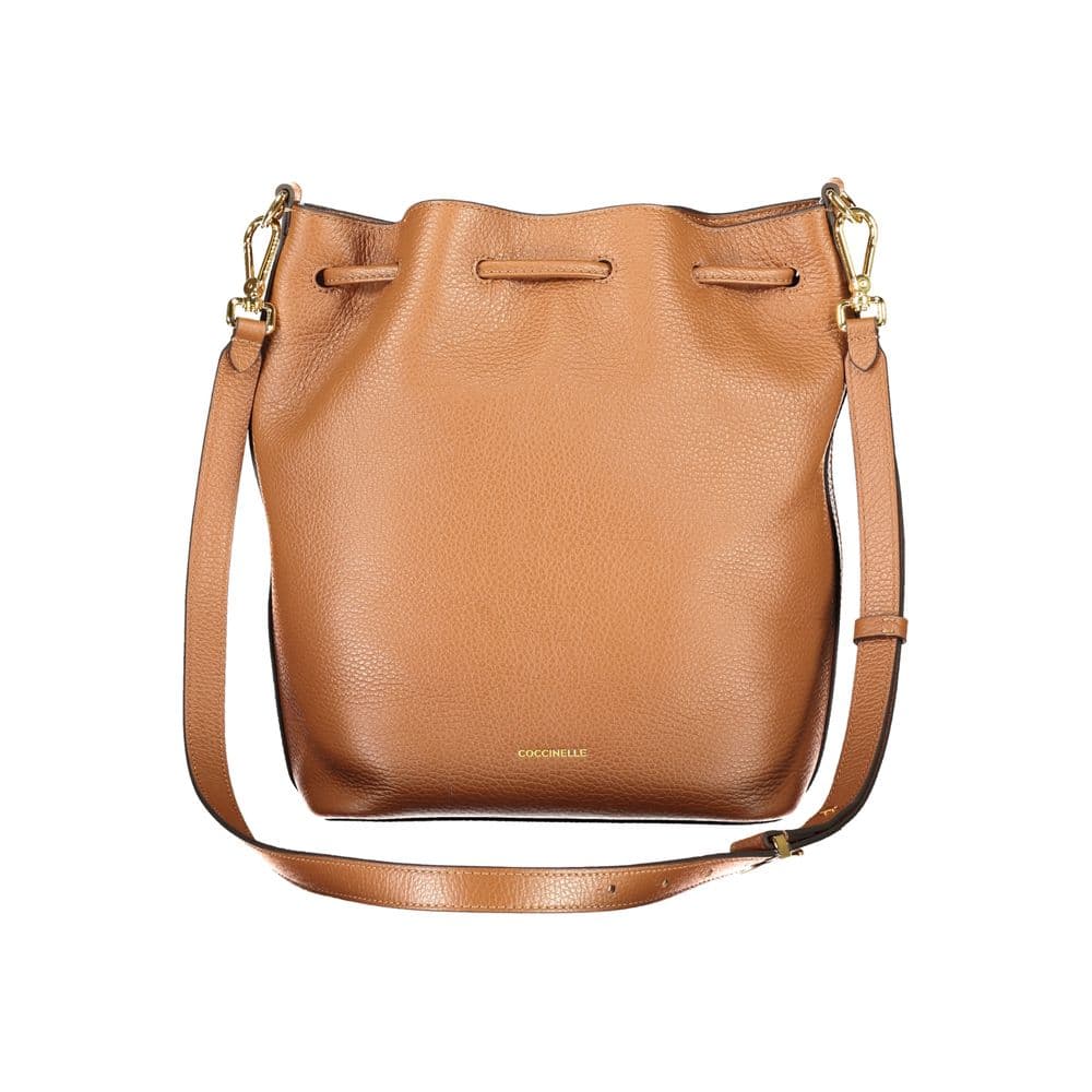 Coccinelle Marrone Leather Women Bucket Bag - 2