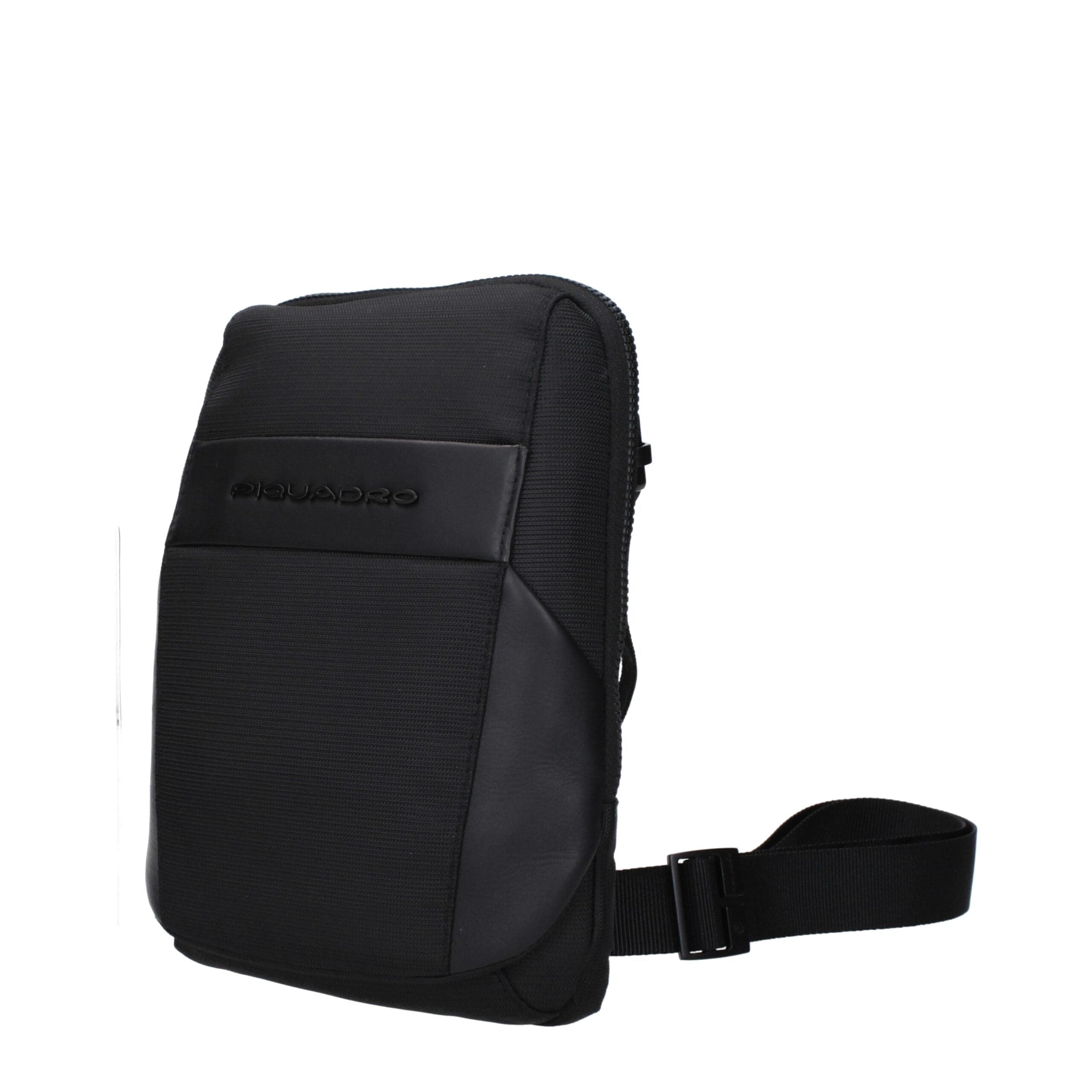 Piquadro Black Fabric Crossbody Bag - 2