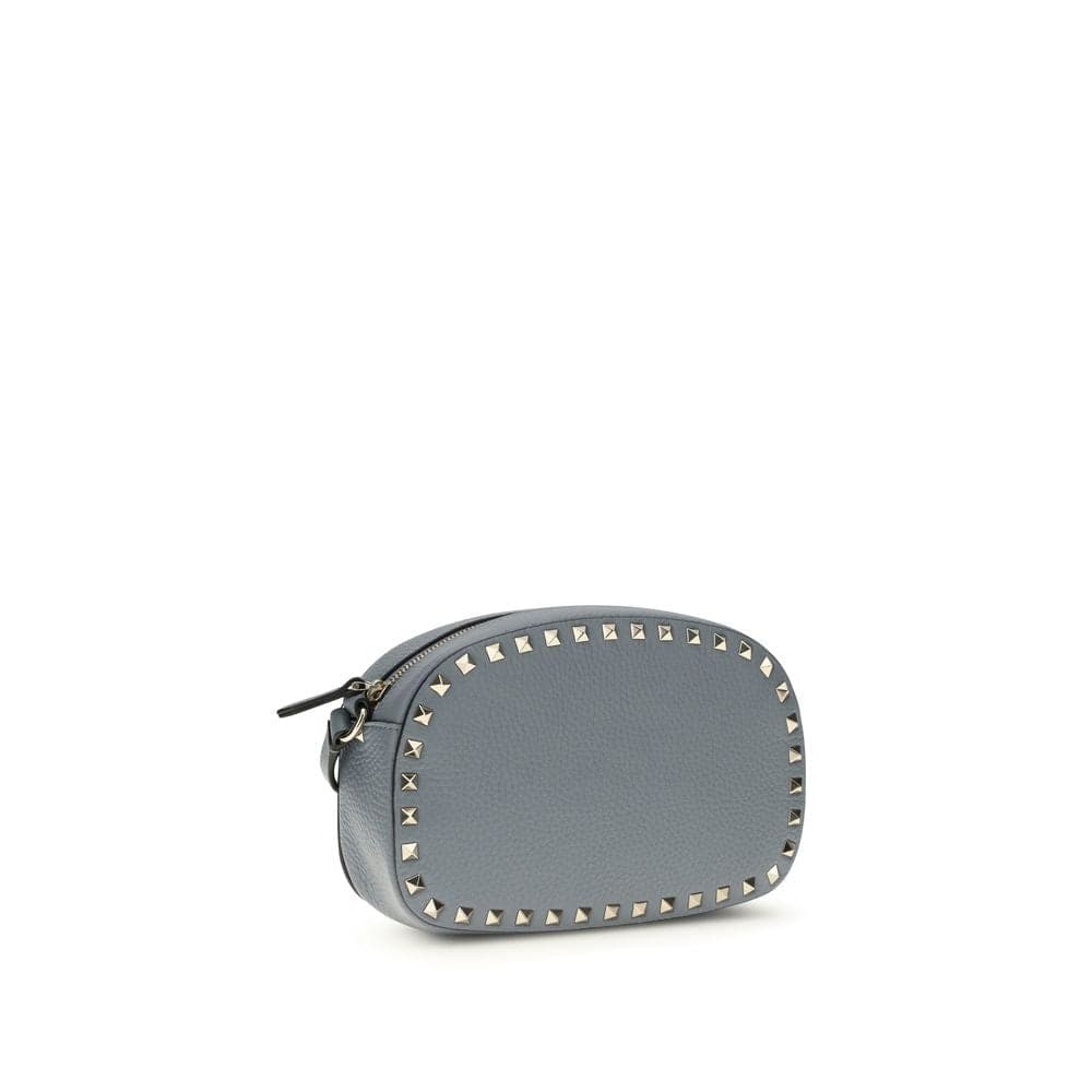 Valentino Garavani Blue Calf Leather Bos Taurus Shoulder Bag - 2
