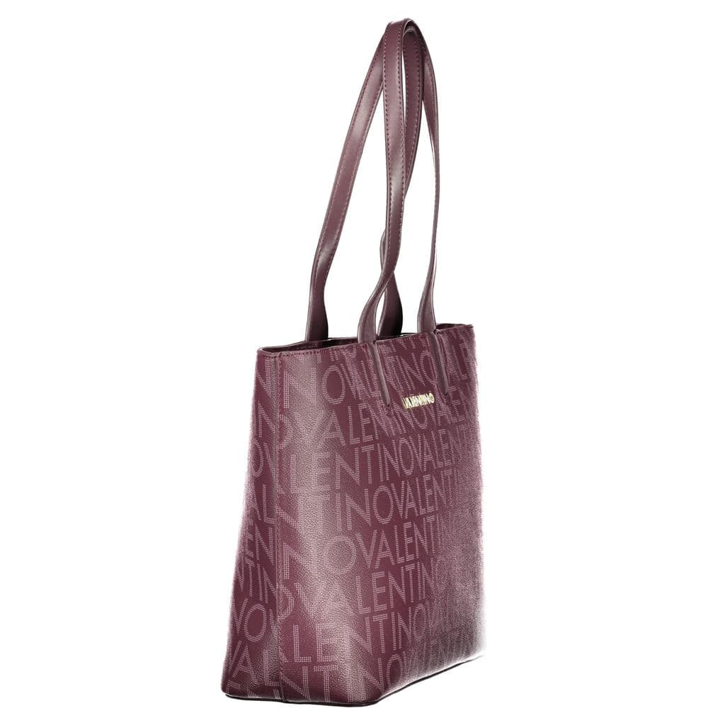Mario Valentino Rosso Polyurethane Women's Bag with Handles - 3