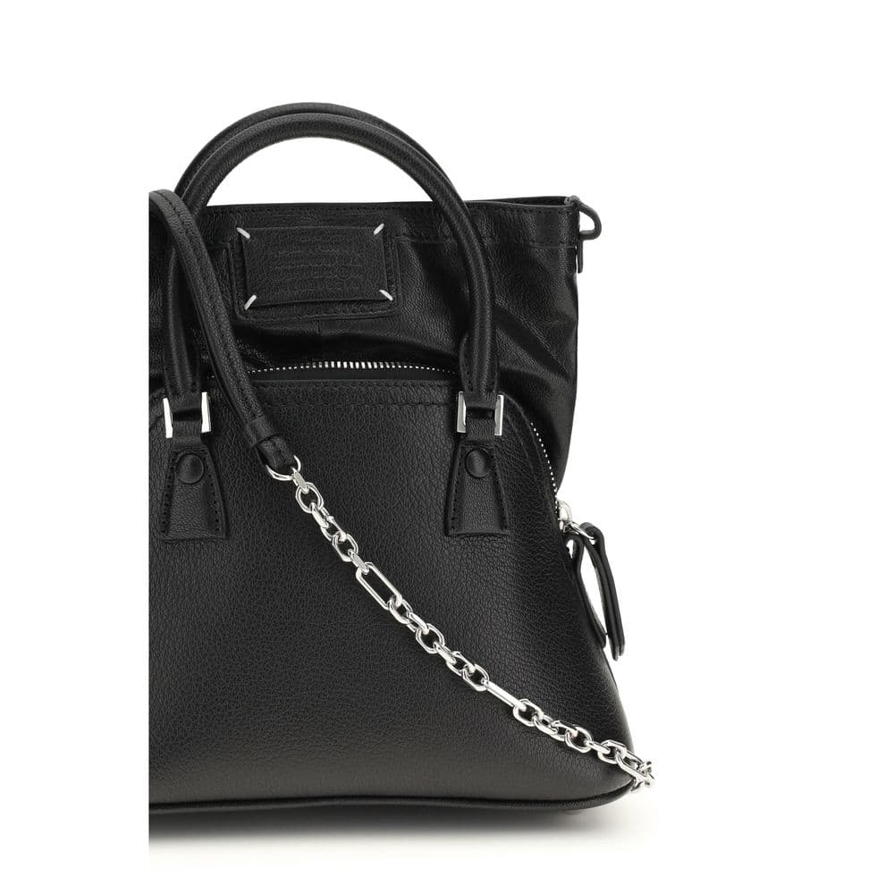 Maison Margiela Black Goatskin Handbag - 4