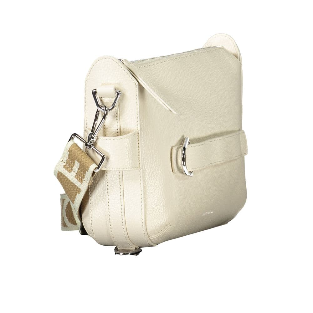 Coccinelle Bianco Leather Women Handbag - 3