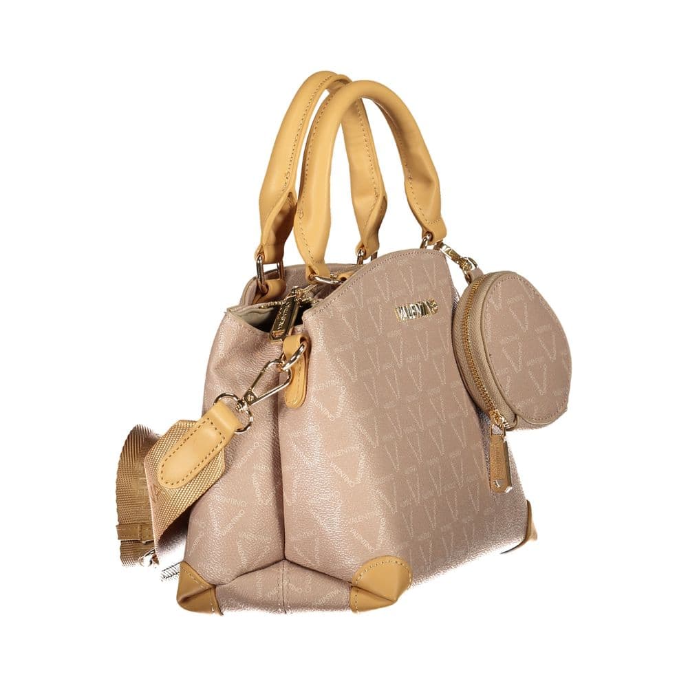 Mario Valentino Beige Polyurethane Women's Bag - 3