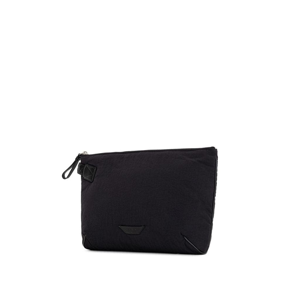 Bottega Veneta Black Nylon Clutch Bag - 3