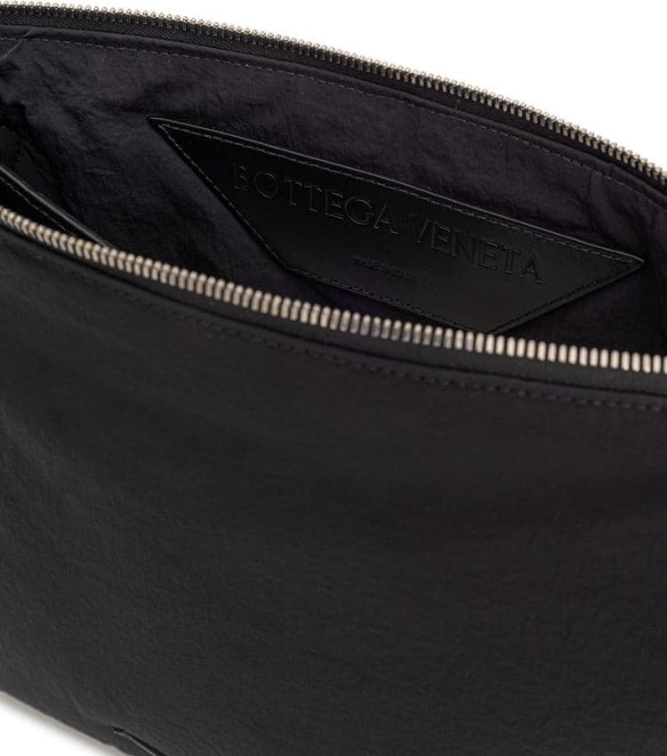 Bottega Veneta Black Nylon Clutch Bag - 6