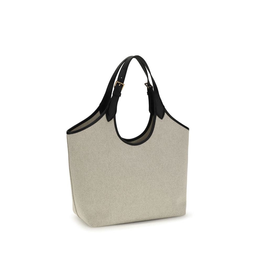 Versace Beige Cotton Shoulder Bag - 3