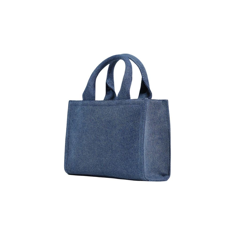 Love Moschino Blue Cotton Handbag - 5
