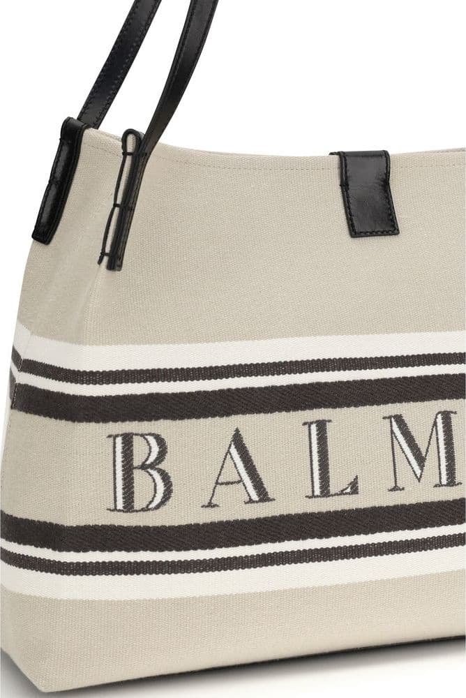 Balmain Multicolor Cotton Shoulder Bag - 4