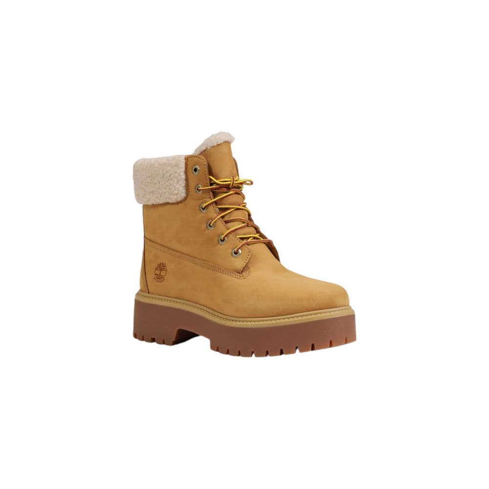 Timberland Beige Recycled Leather Lace-Up Boots - 2