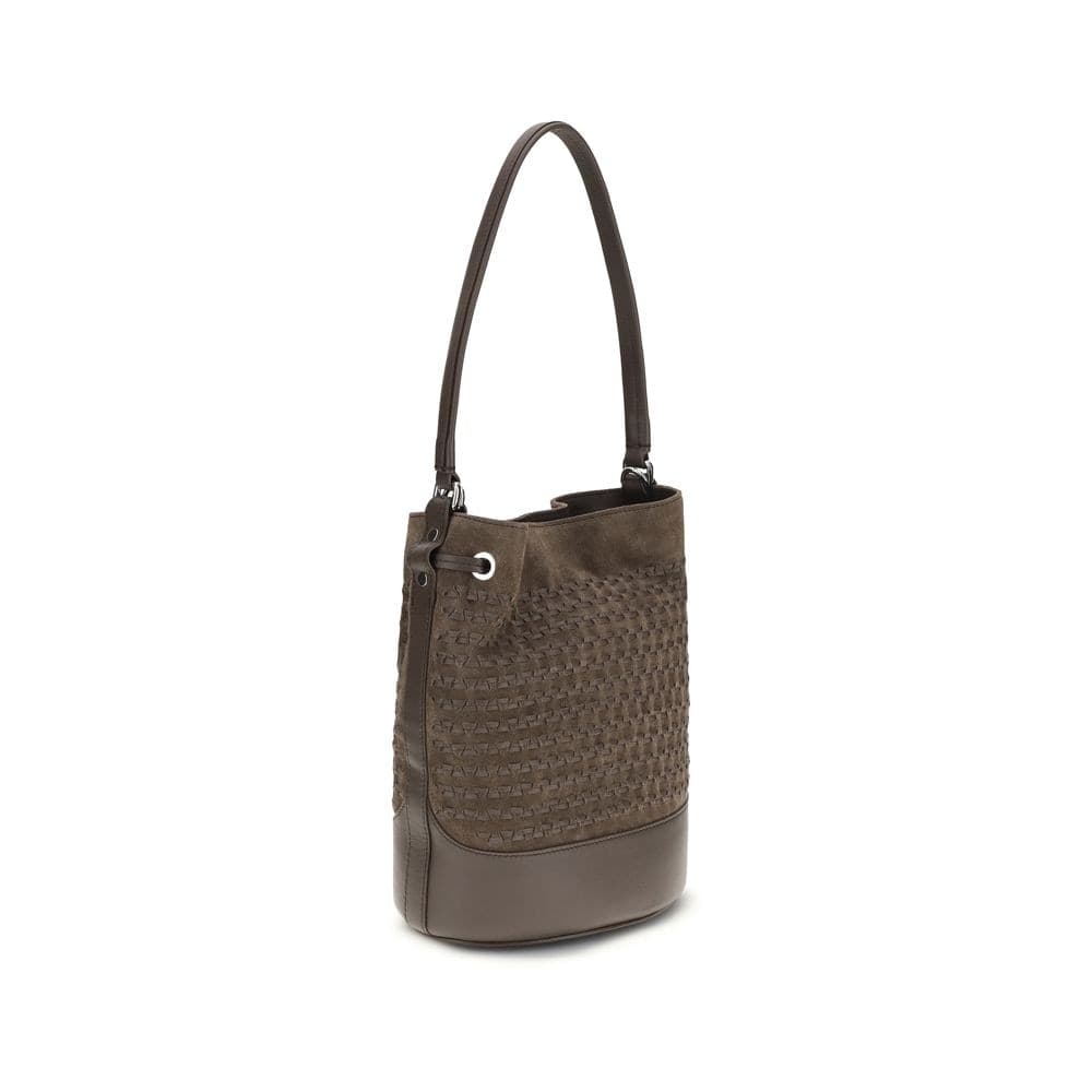 Zanellato Brown Calf Leather Bos Taurus Backet Bag - 3