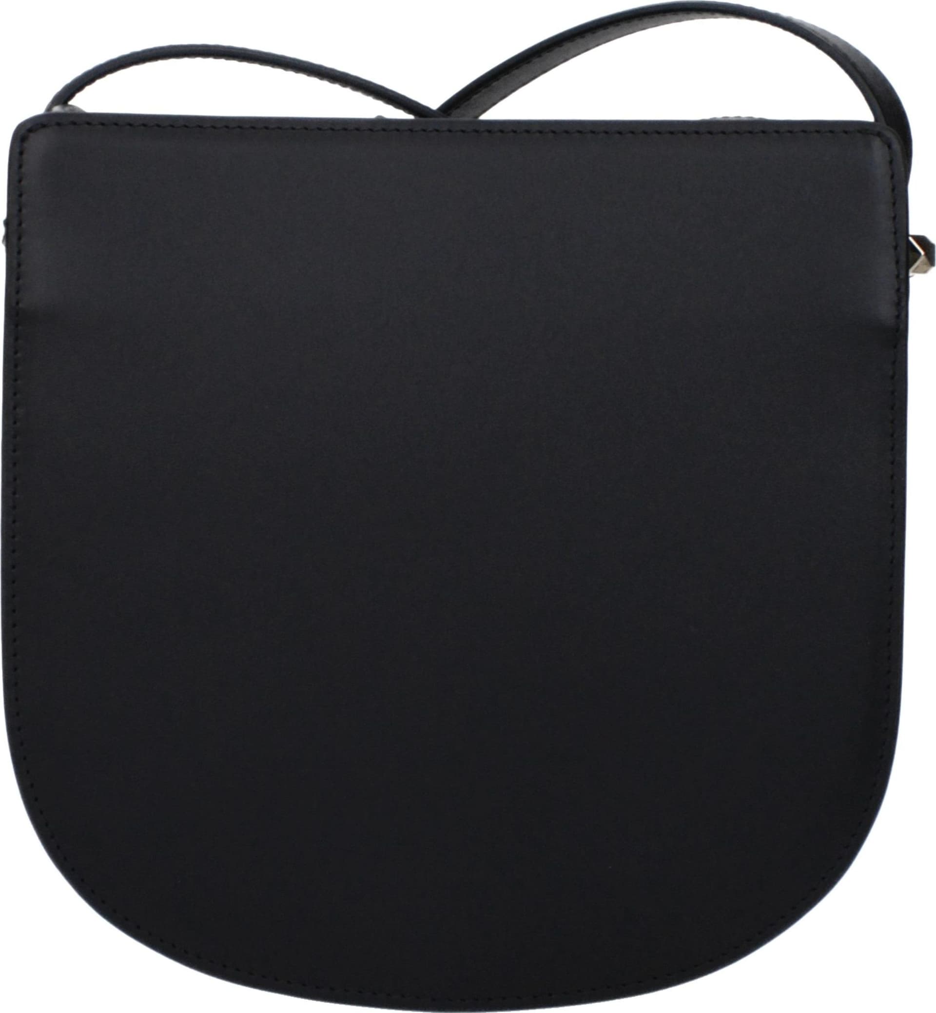 A.P.C. Black Leather Crossbody Bag - 3