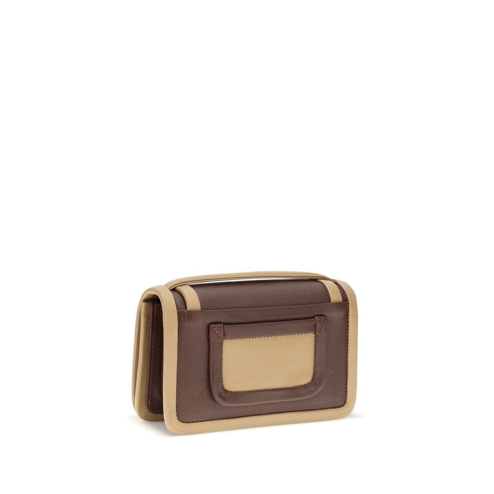 Pierre Hardy Brown Calf Leather Bos Taurus Shoulder Bag - 3