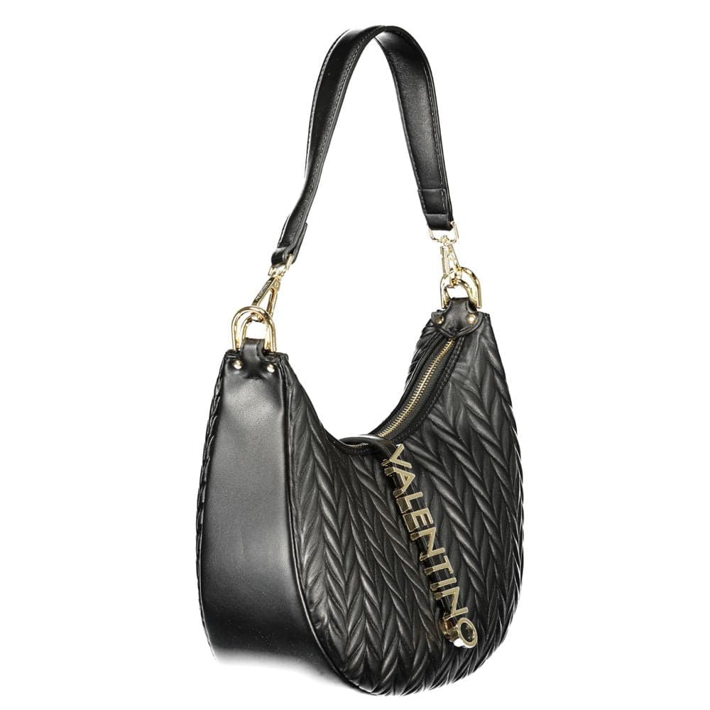 Mario Valentino Nero Polyurethane Women's Shoulder Bag - 3