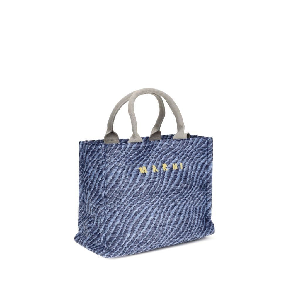Marni Blue Nylon Shoulder Bag - 2