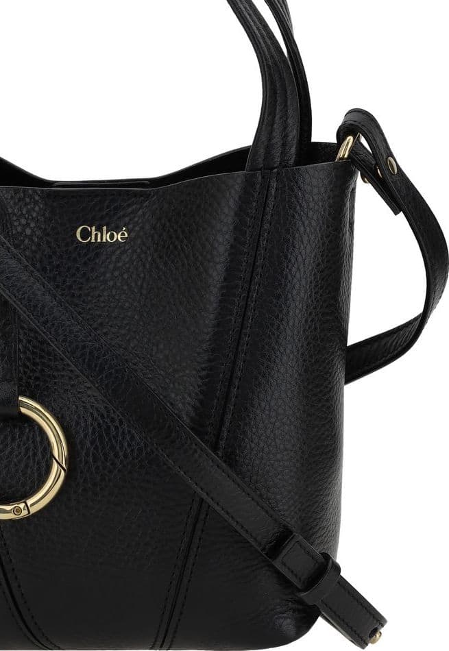 Chloé Black Calf Leather Bos Taurus Shoulder Bag - 4