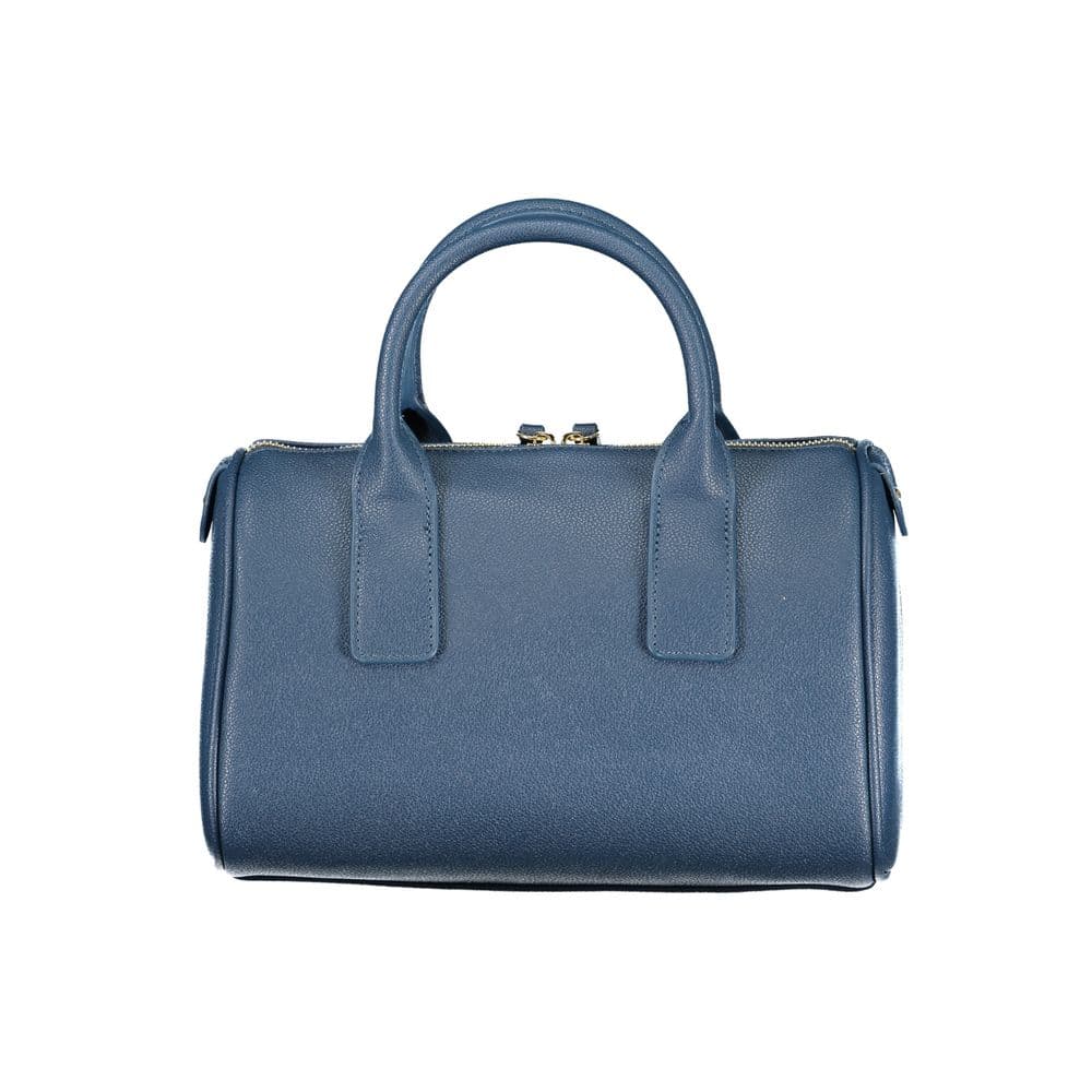 Mario Valentino Blue Polyurethane Women's Bag - 2