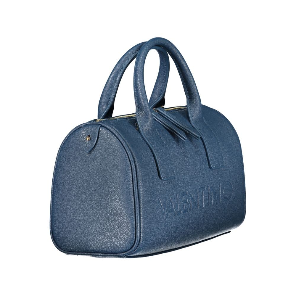 Mario Valentino Blue Polyurethane Women's Bag - 3