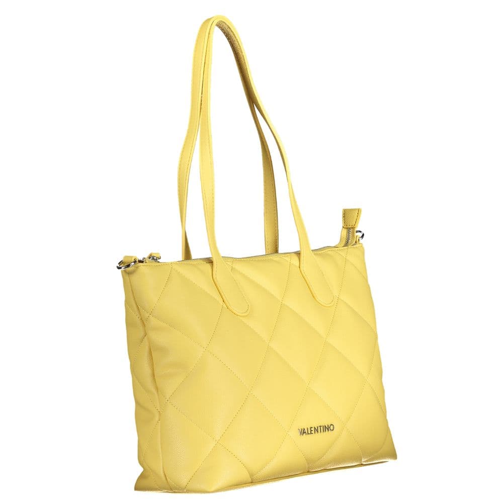 Mario Valentino Yellow Polyurethane Women's Bag - 3