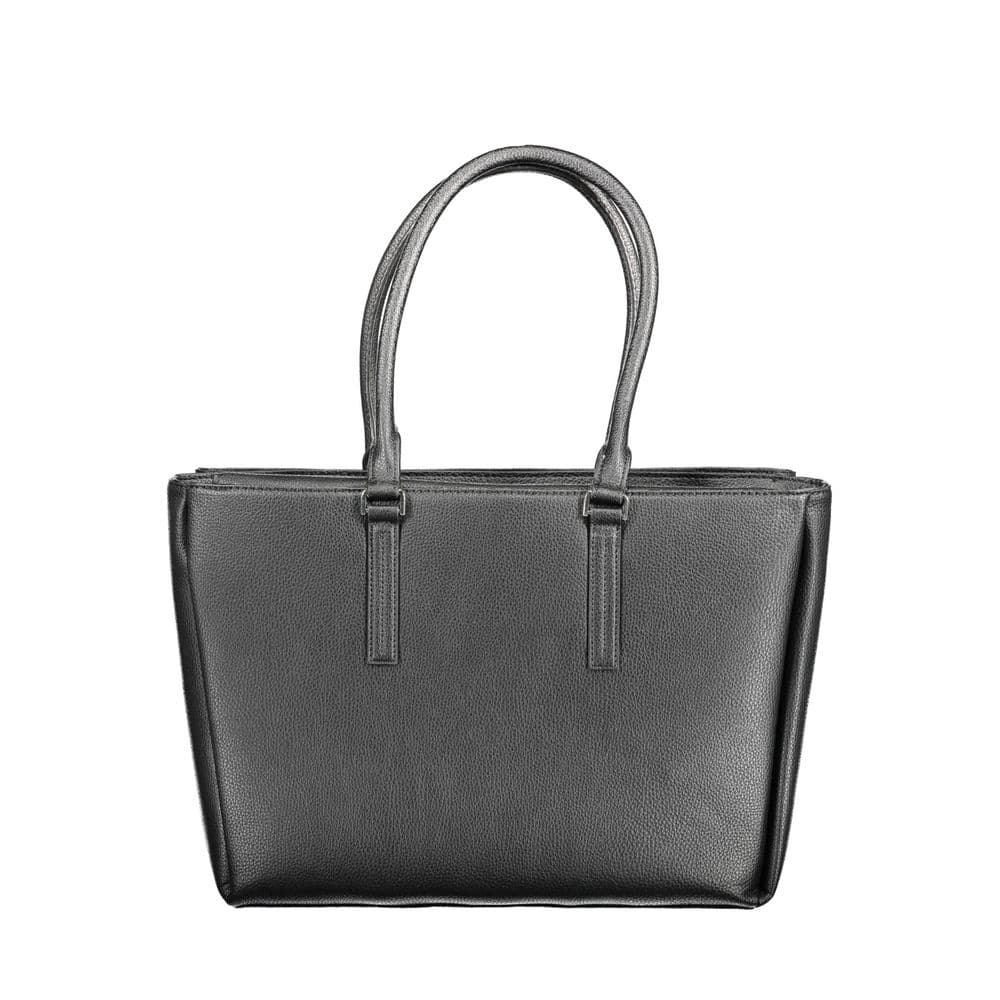 Calvin Klein Black Polyurethane Women Shoulder Bag - 3
