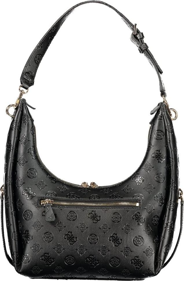 Guess Jeans Black Polyurethane Women's Handbag - 2