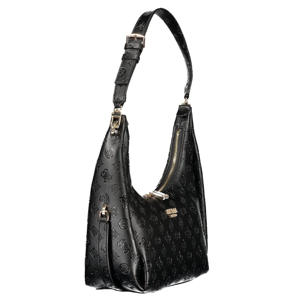 Guess Jeans Black Polyurethane Women's Handbag - 3