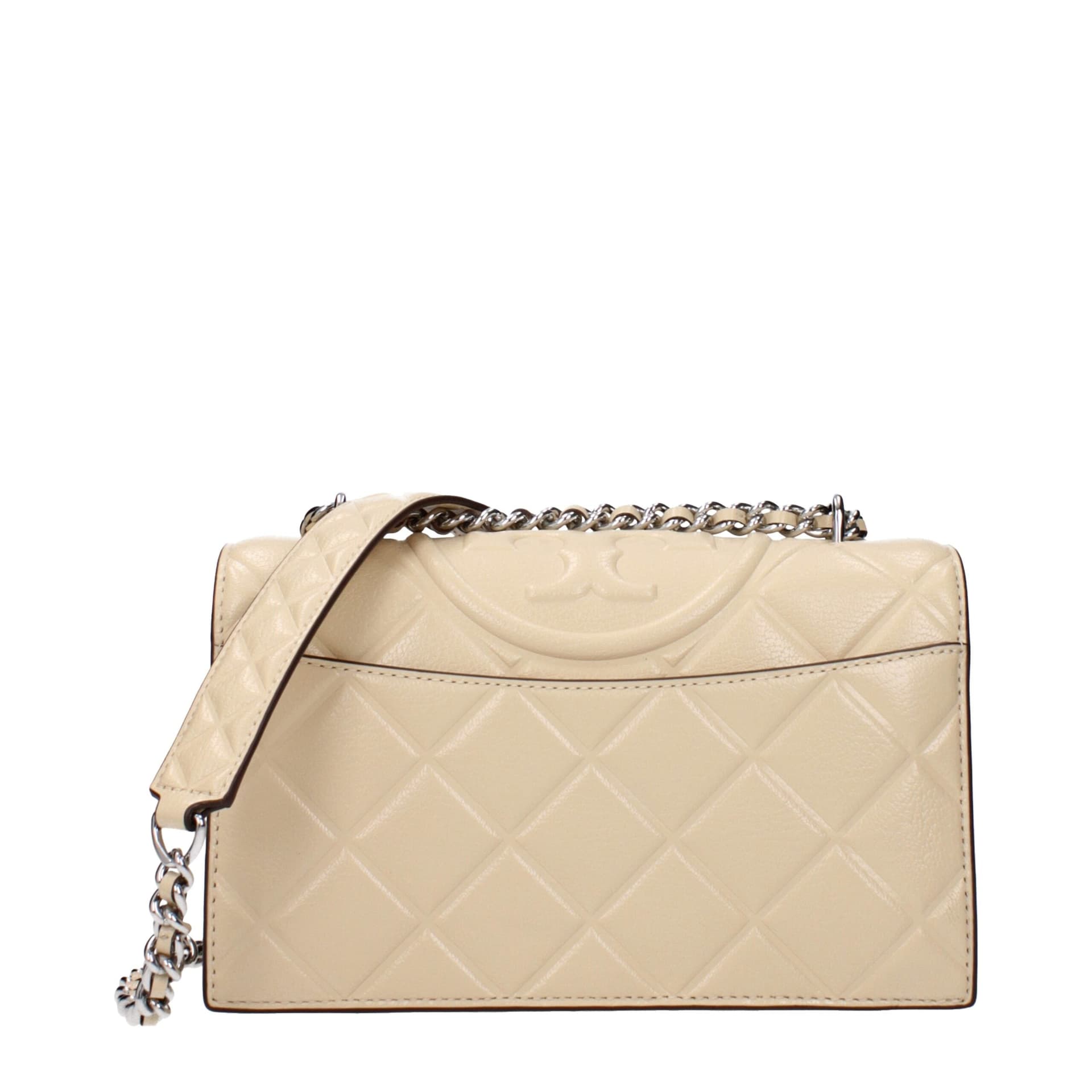 Tory Burch Beige Leather Crossbody Bag - 3
