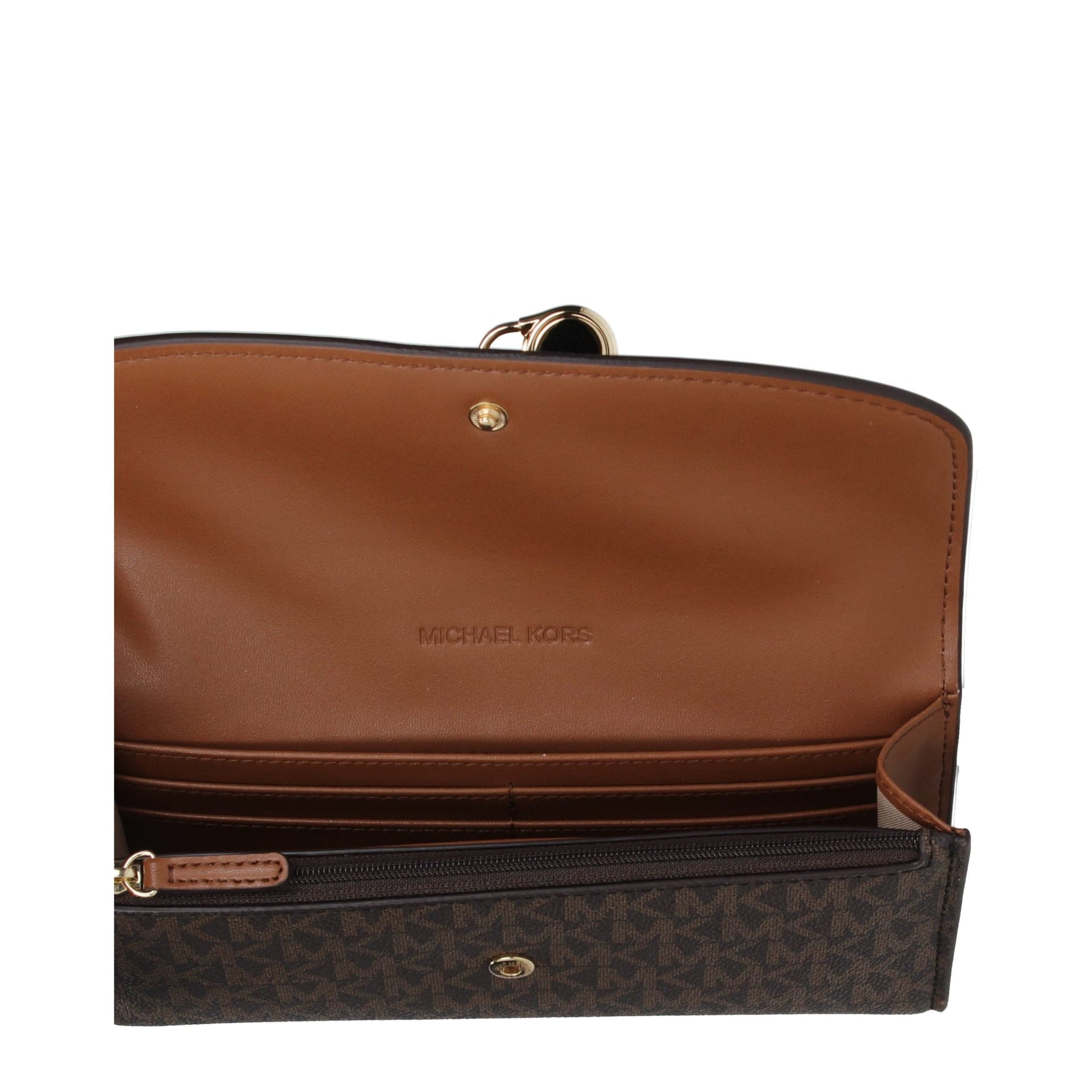 Michael Kors Brown Fabric Wallet - 3