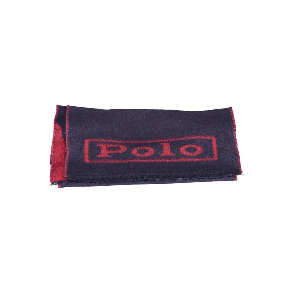 Ralph Lauren Blue Wool Men Scarf - 2