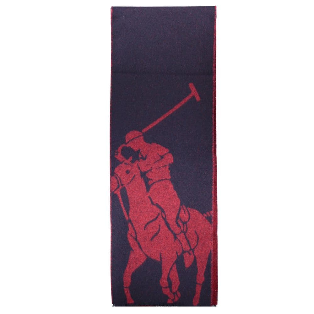 Ralph Lauren Blue Wool Men Scarf - 3