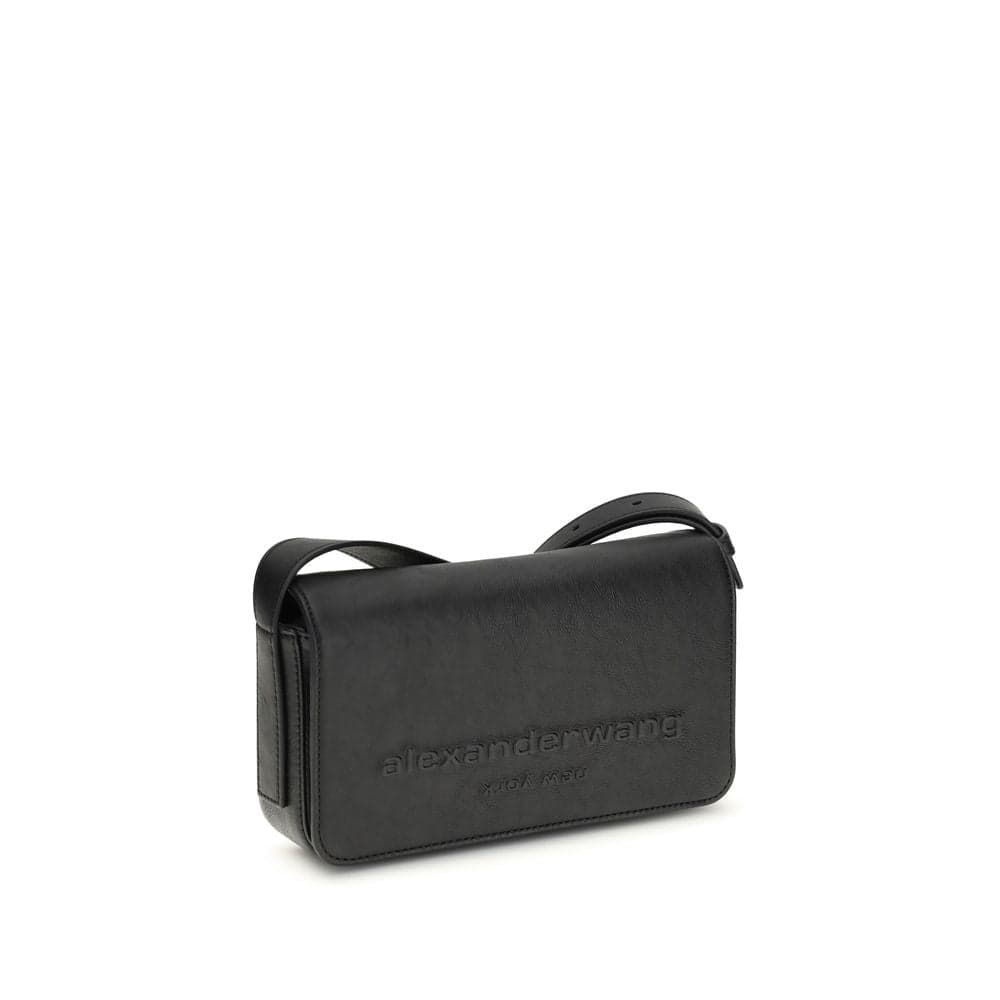 Alexander Wang Black Calf Leather Bos Taurus Shoulder Bag - 2