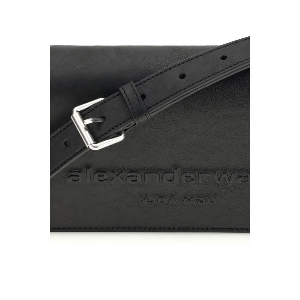Alexander Wang Black Calf Leather Bos Taurus Shoulder Bag - 4