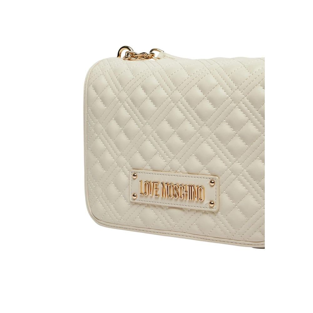 Love Moschino Beige Polyethylene Handbag - 3