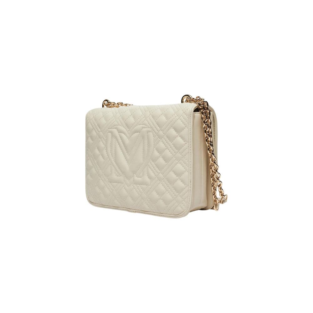 Love Moschino Beige Polyethylene Handbag - 4