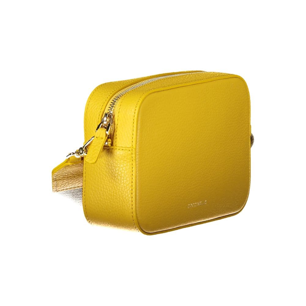 Coccinelle Giallo Leather Women Handbag - 3