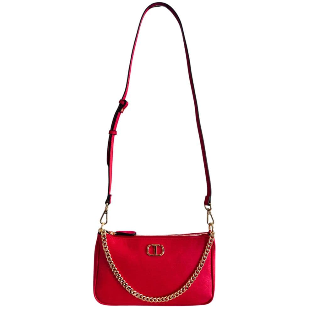 Twinset Red PU Women Crossbody Bag - 4