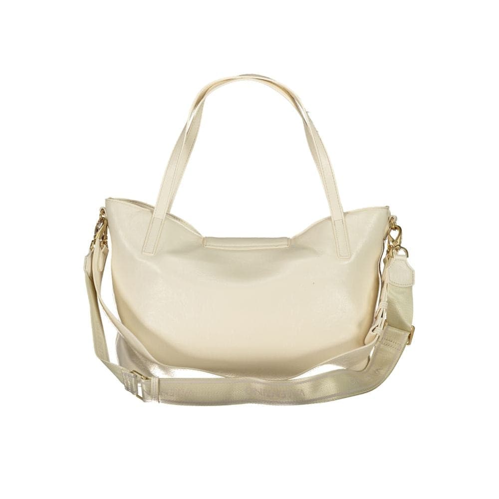 Mario Valentino Beige Polyurethane Womens Bag - 2